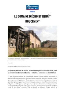 130724 LE DOMAINE D ÉCHOISY RENAÎT DOUCEMENT Page 0001
