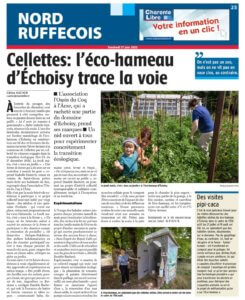 220617 Charente Libre L Eco Hameau D Echoisy Trace La Voie